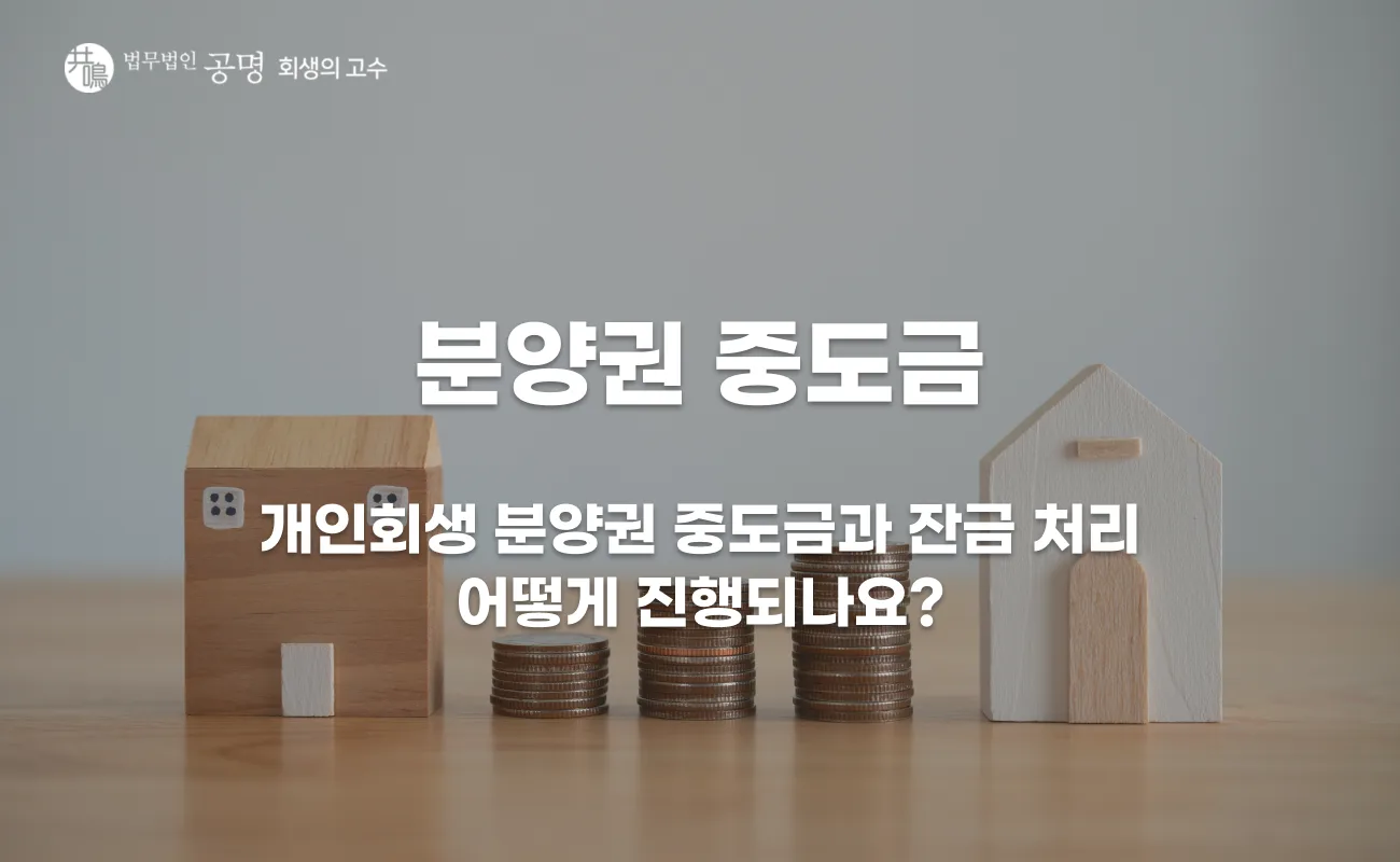 개인회생 분양권 중도금 못 내면 계약은 어떻게 될까?