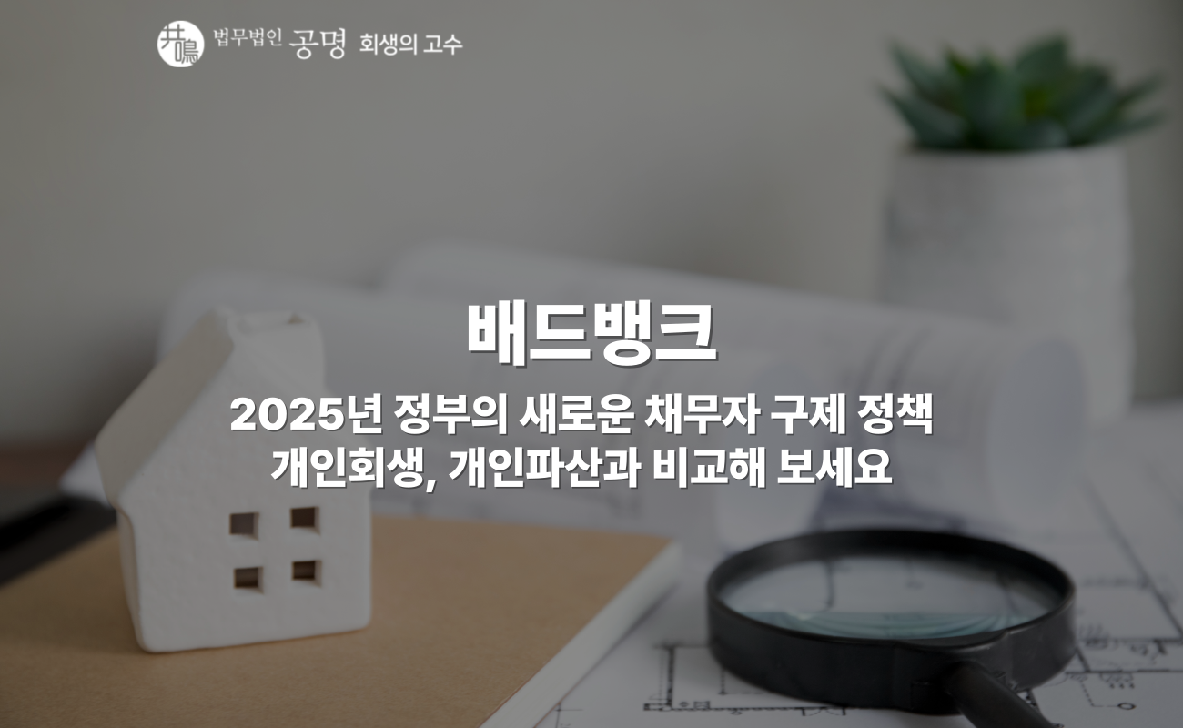 배드뱅크 개인채무자 구제 정책, 개인파산보다 나은 선택일까?